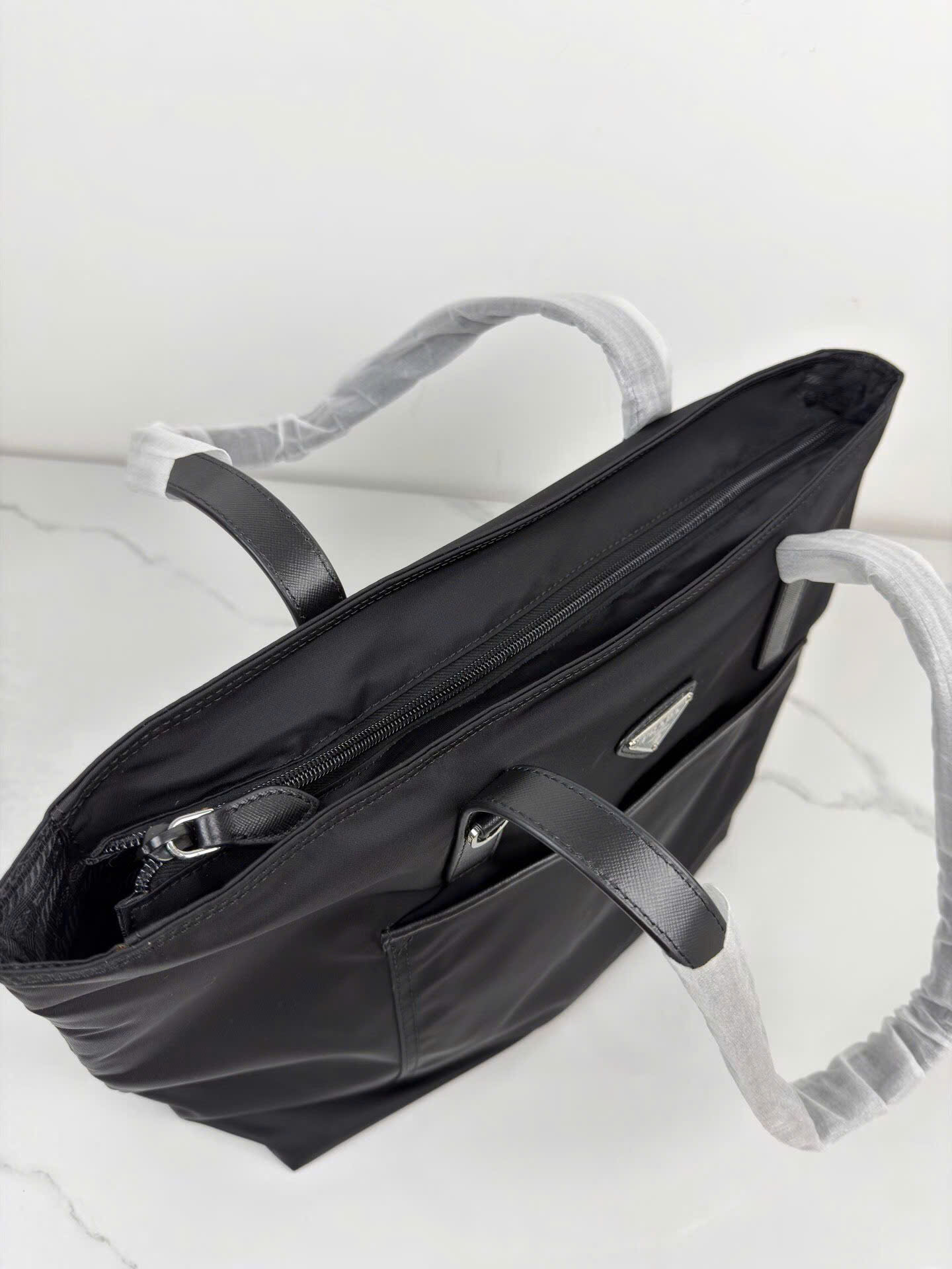 Prada Saffiano Re-Nylon Tote Bag 1BG052 - Image 5