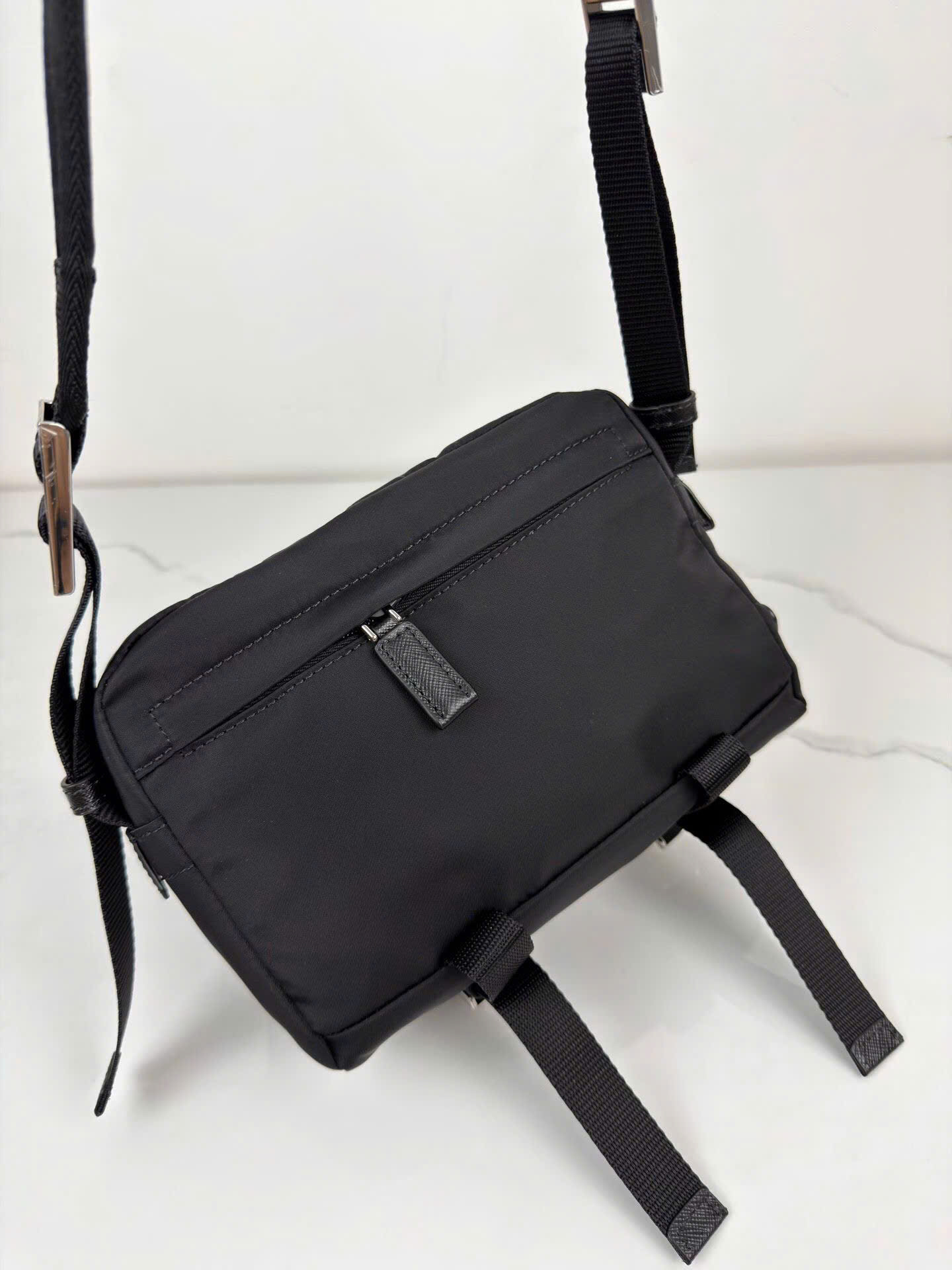 Prada Saffiano Re-Nylon Shoulder Bag 2VH043 - Image 8