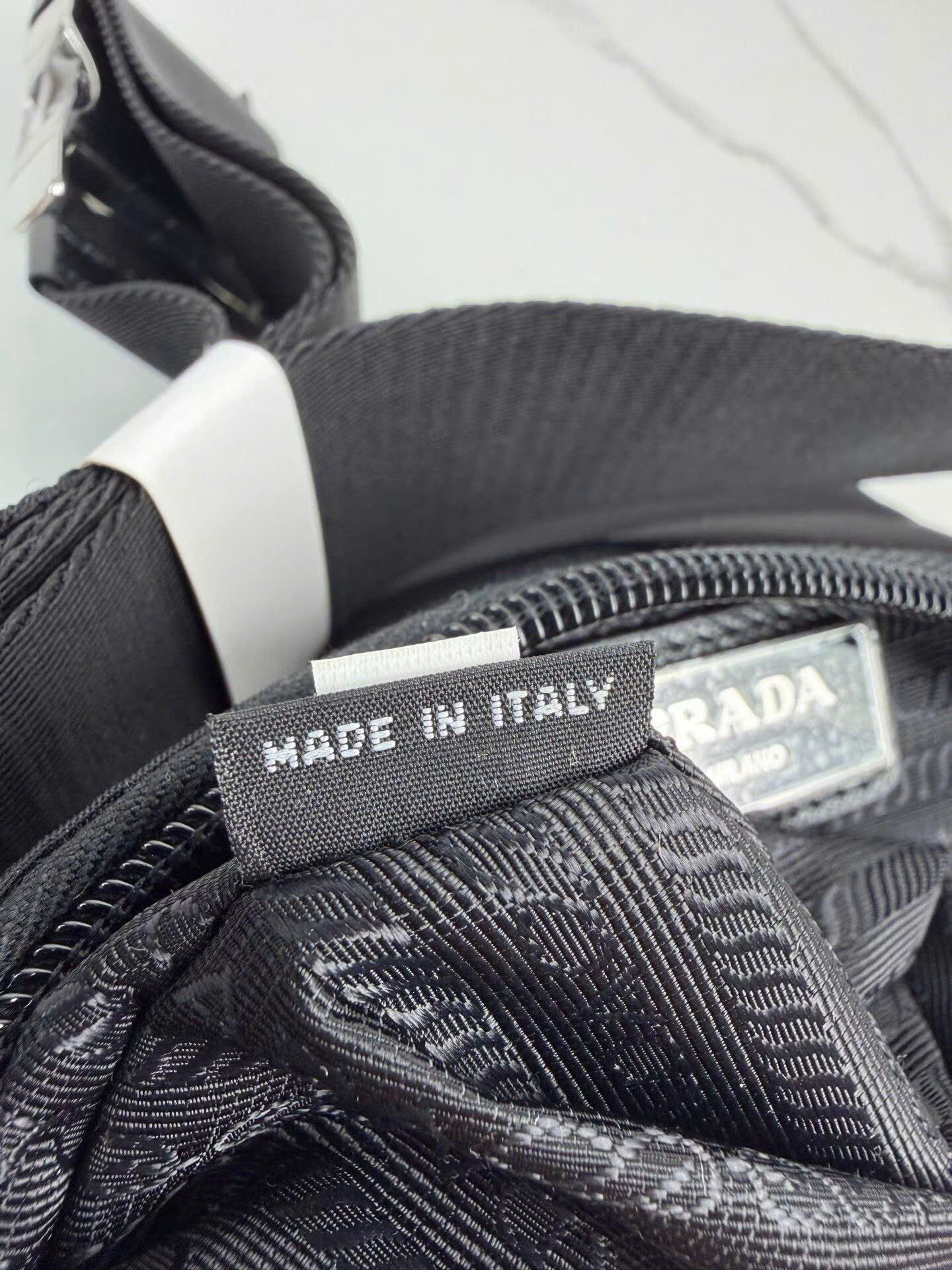 Prada Saffiano Re-Nylon Belt Bag 2VH128 - Image 3