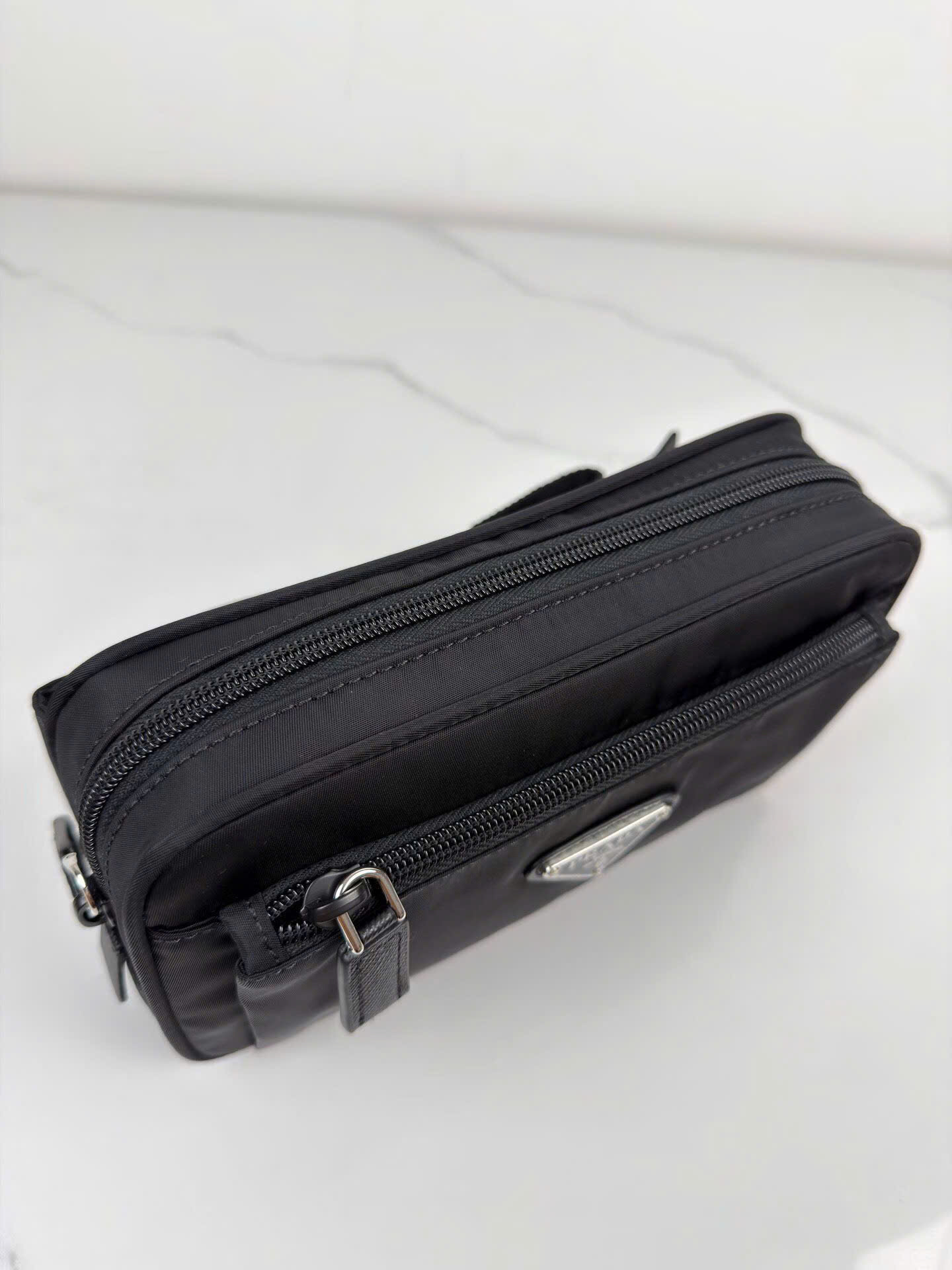 Prada Saffiano Re-Nylon Shoulder Bag 2L977 - Image 7