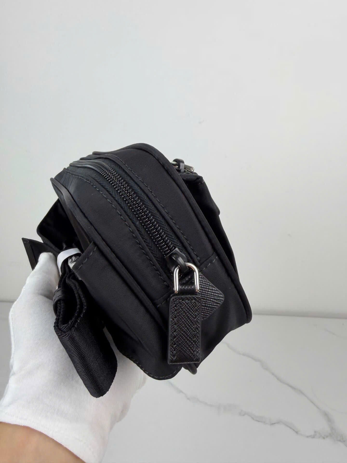 Prada Saffiano Re-Nylon Shoulder Bag 2L977 - Image 9