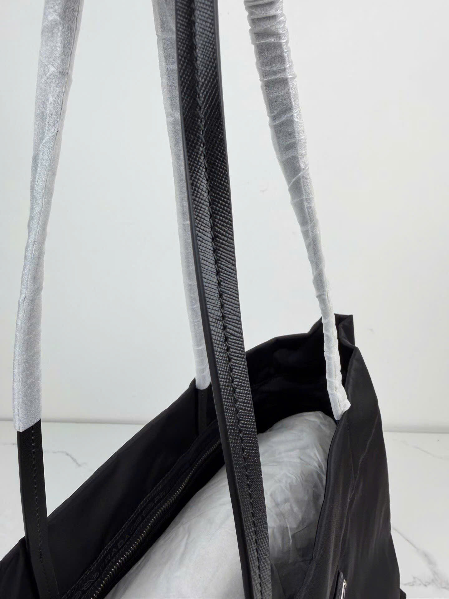 Prada Saffiano Re-Nylon Tote Large Bag 1BG107 - Image 2