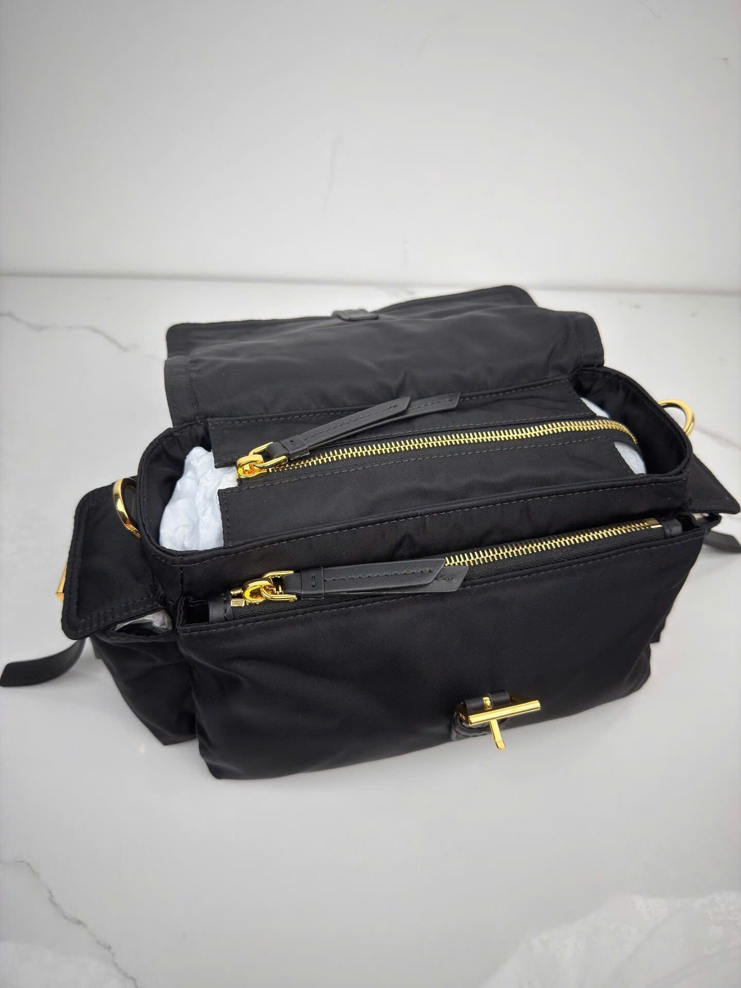 Prada Saffiano Re-Nylon Bag 1BD394 - Image 6