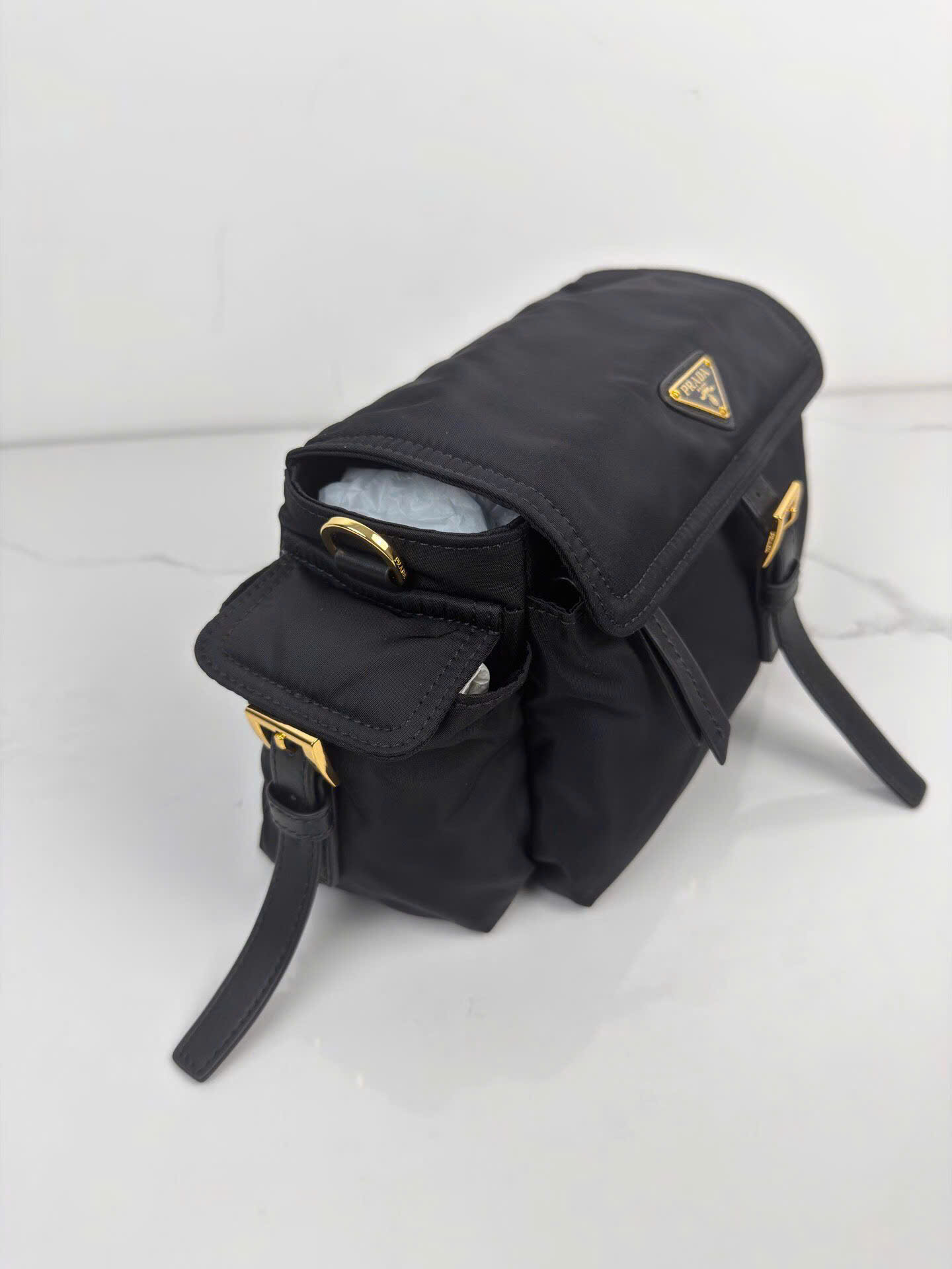 Prada Saffiano Re-Nylon Bag 1BD394 - Image 9