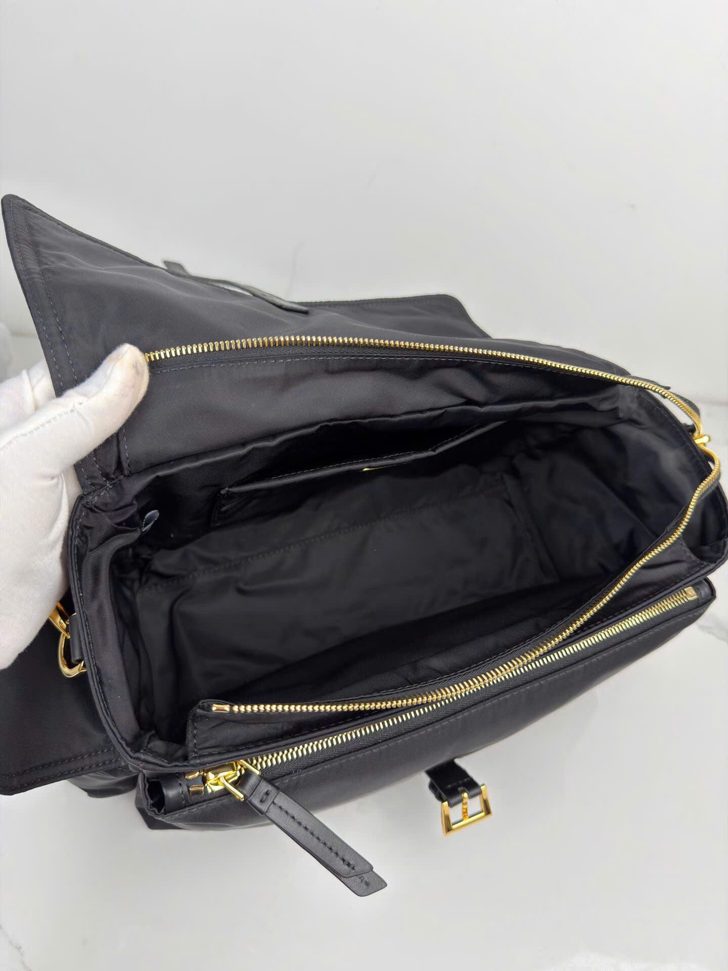 Prada Saffiano Re-Nylon Large Bag 1BD391 - Image 5