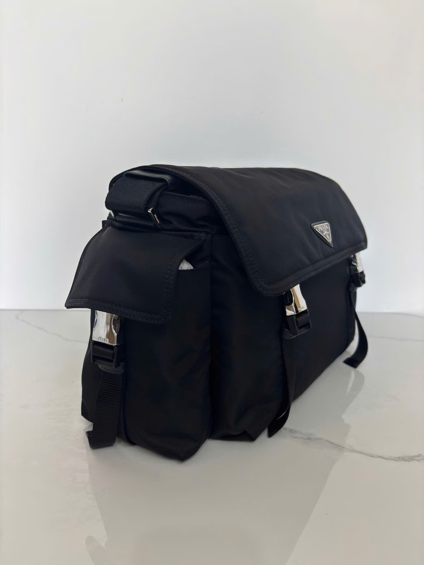 Prada Saffiano Re-Nylon Explore Bag 2VD082 - Image 9