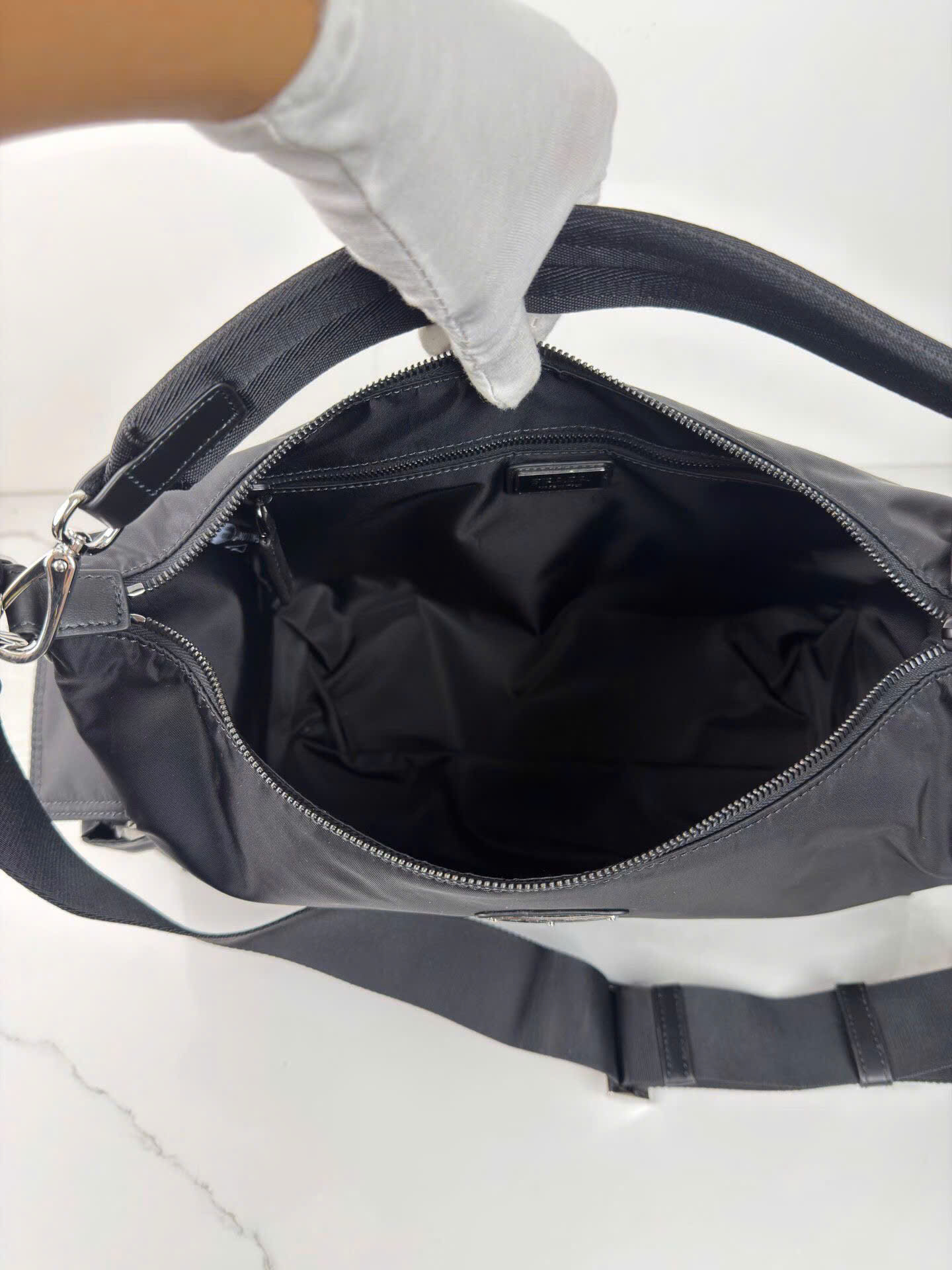 Prada Saffiano Re-Nylon Explore Bag 2VH204 - Image 6