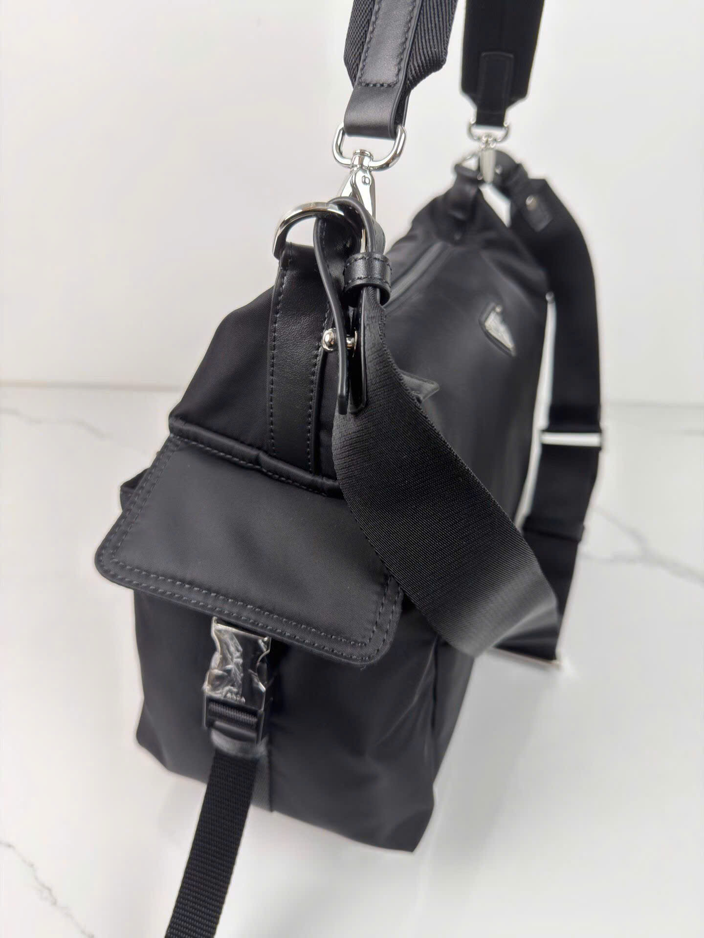 Prada Saffiano Re-Nylon Explore Bag 2VH204 - Image 9