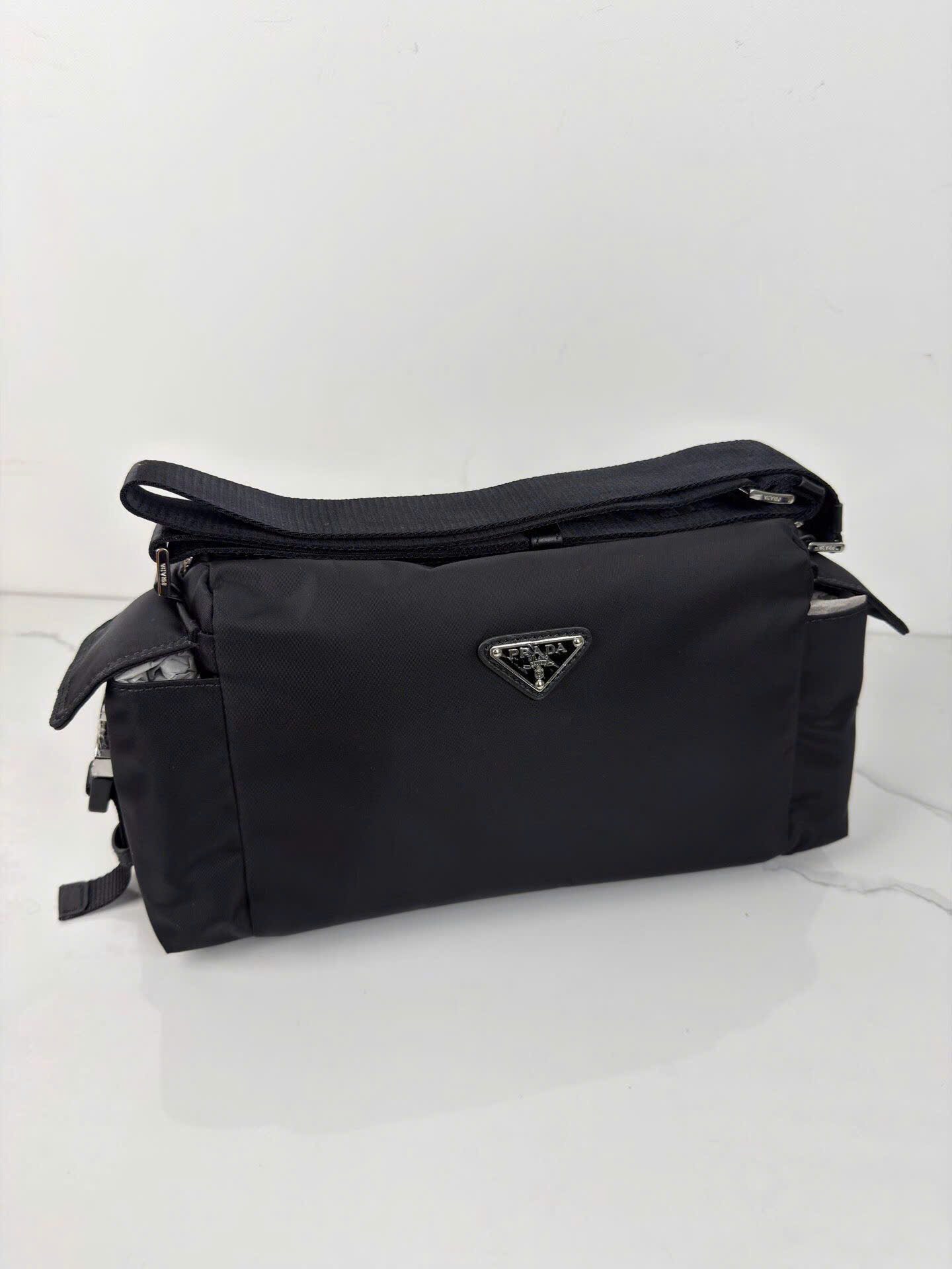 Prada Saffiano Re-Nylon Explore Bag 2VH206 - Image 9