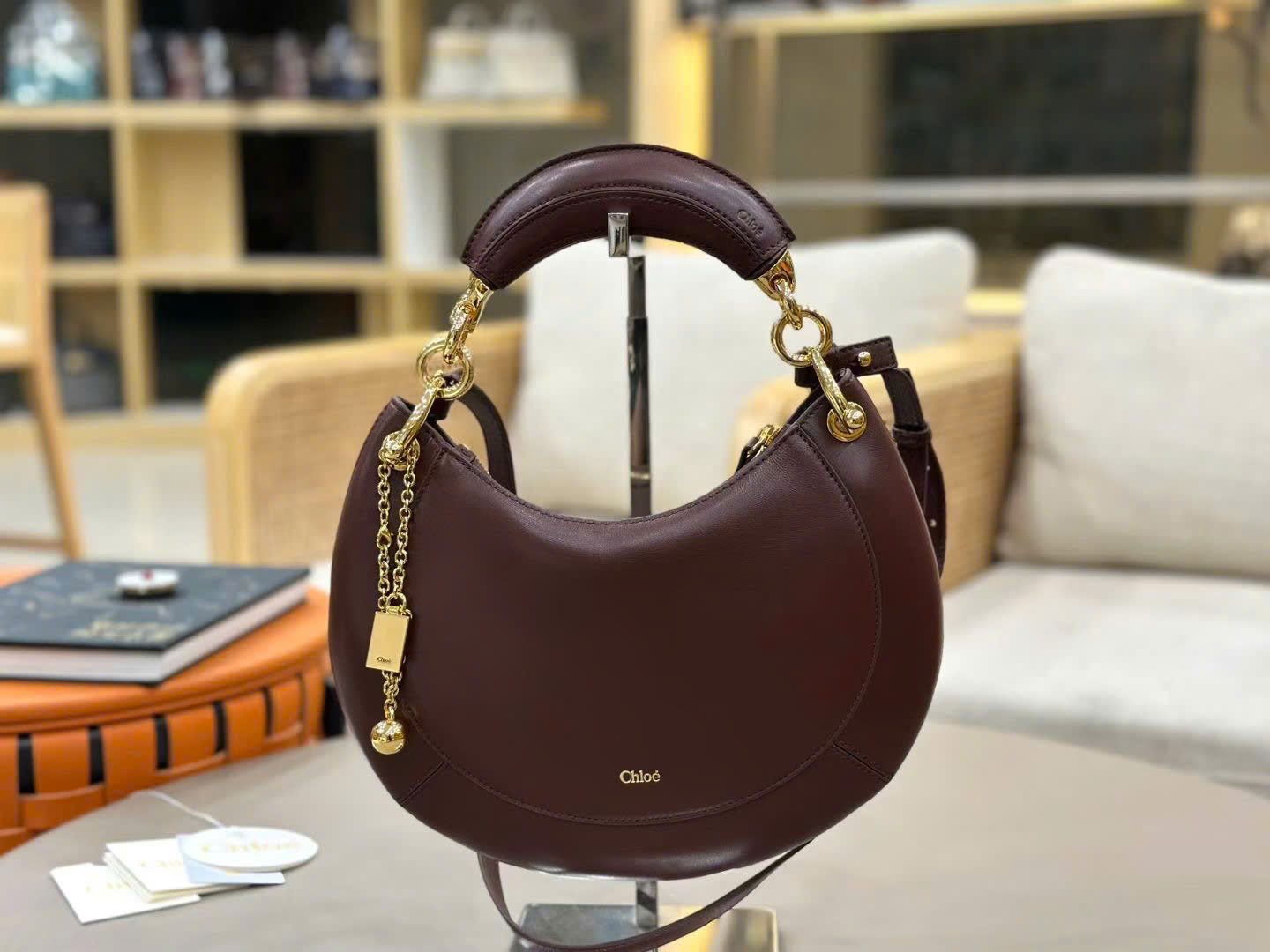 Chloé Banana Zipped Hobo