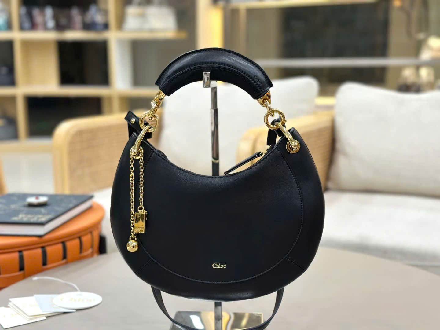 Chloé Banana Zipped Hobo
