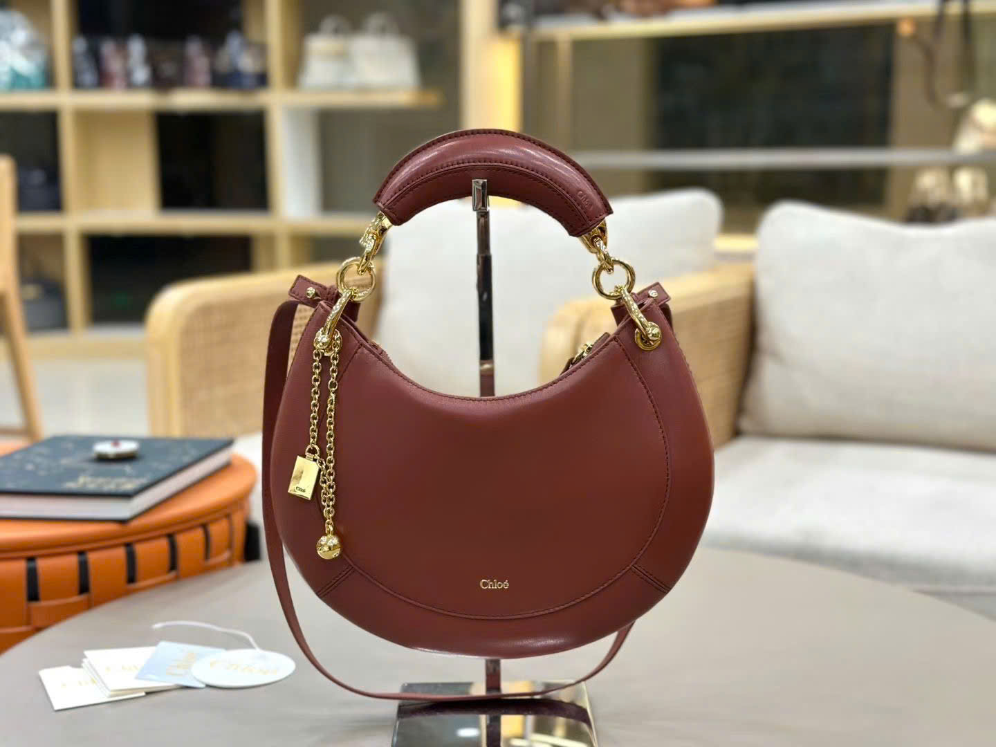 Chloé Banana Zipped Hobo
