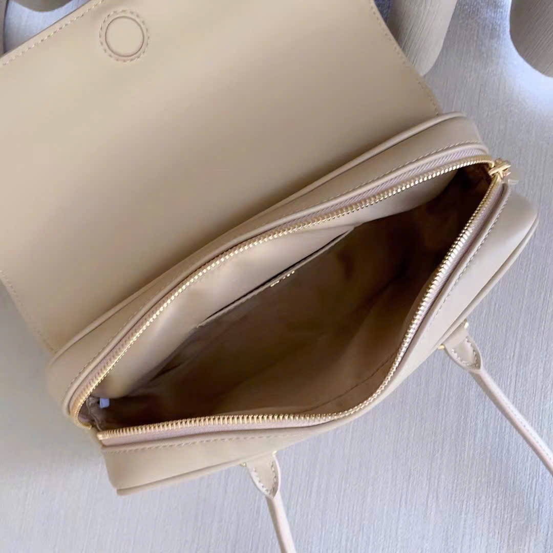 Miu Miu Chalk Arcadie Leather Bag 24cm - Image 2