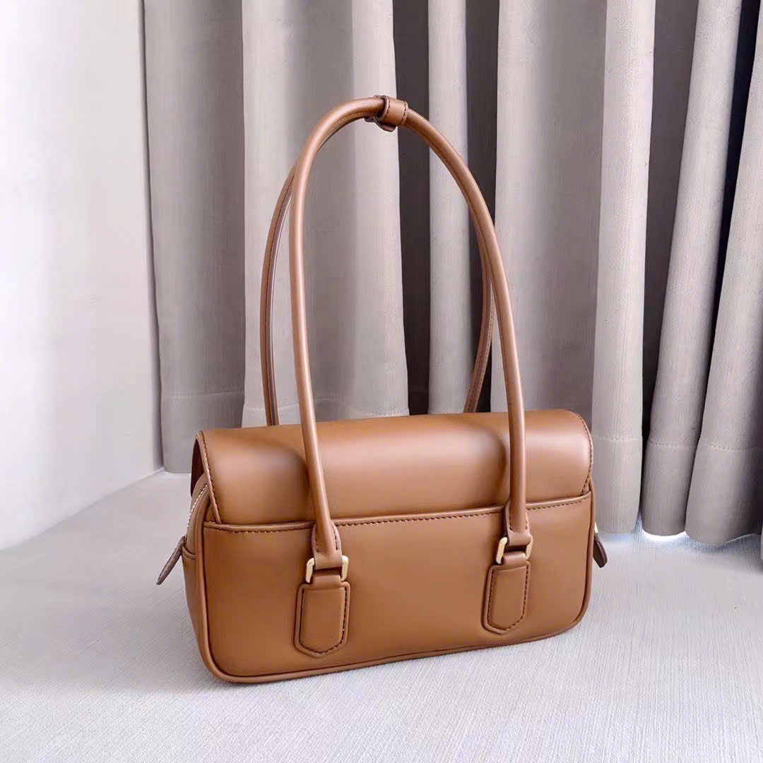 Miu Miu Chalk Arcadie Leather Bag 24cm - Image 8