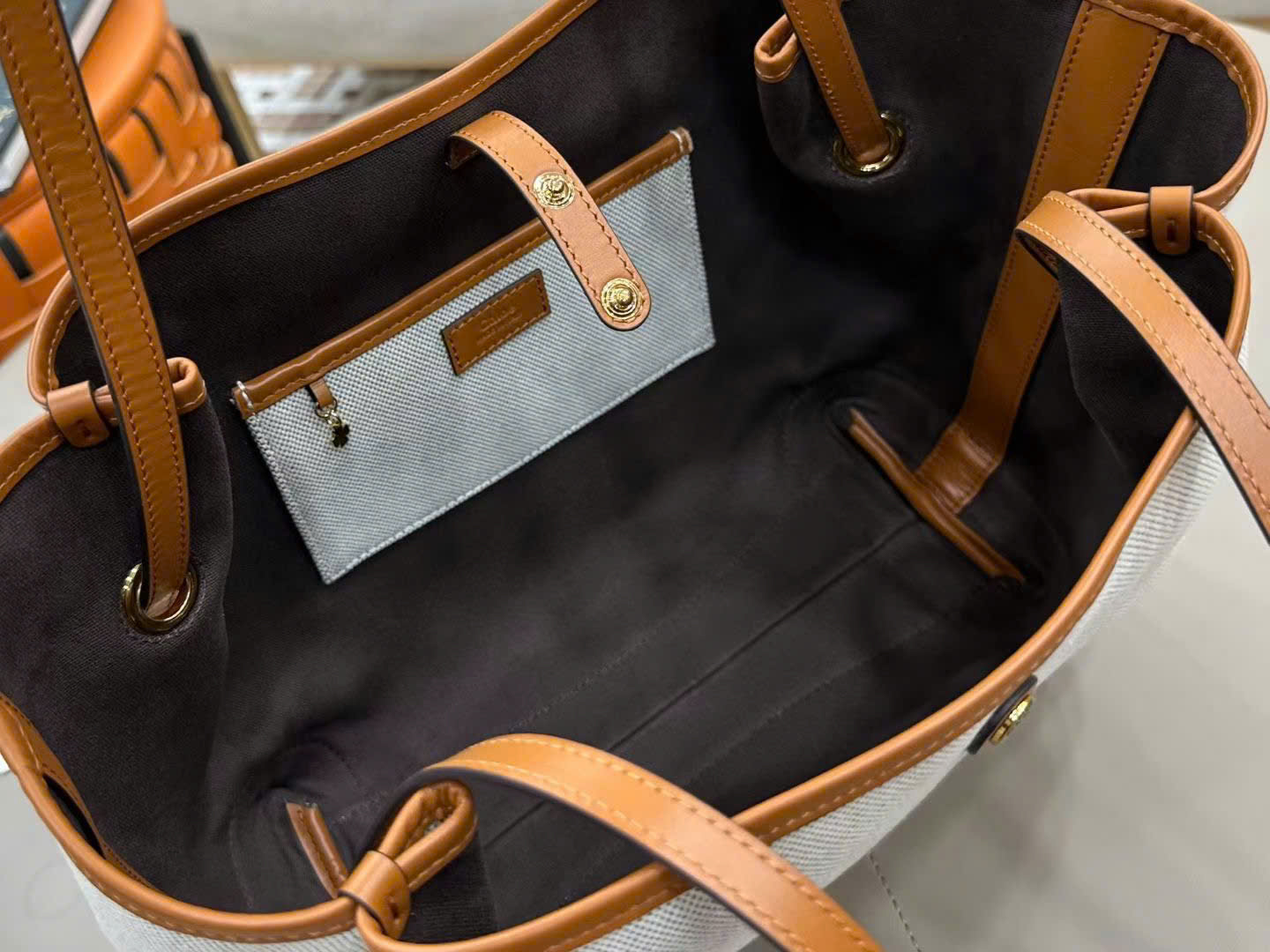 Chloé Clover Double Carry Bag 40cm - Image 8