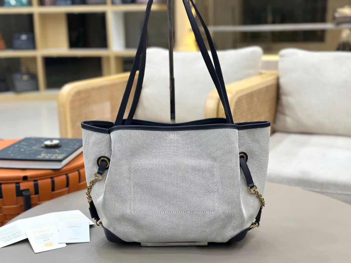 Chloé Clover Double Carry Bag 40cm - Image 7