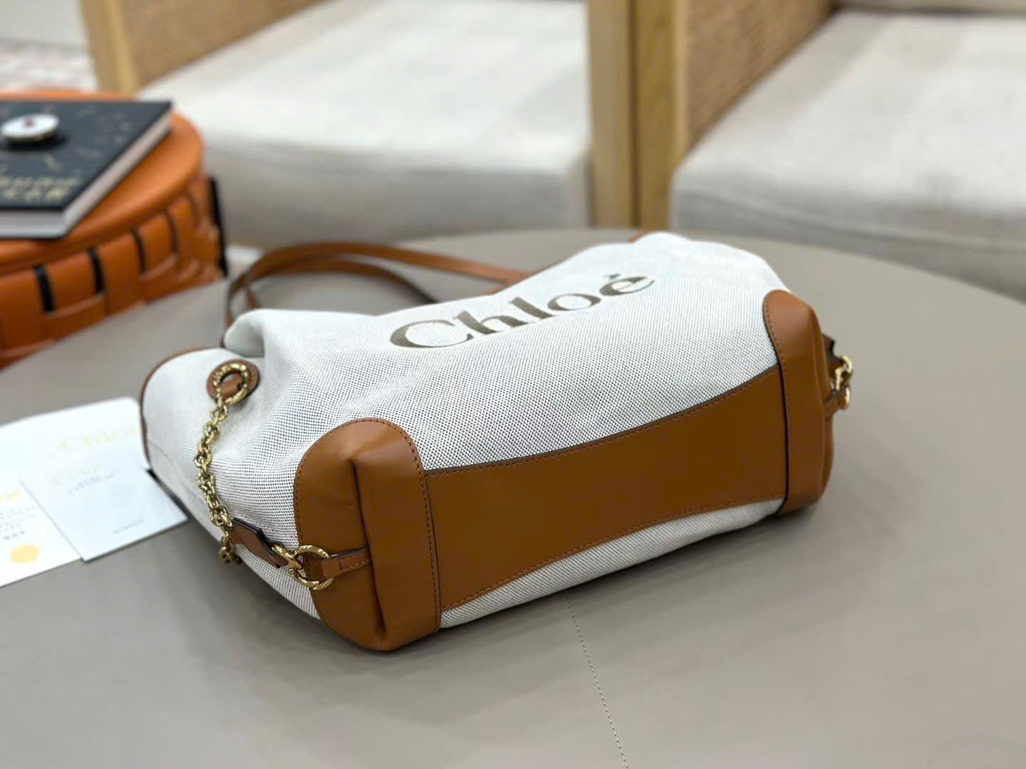 Chloé Clover Double Carry Bag 40cm - Image 4