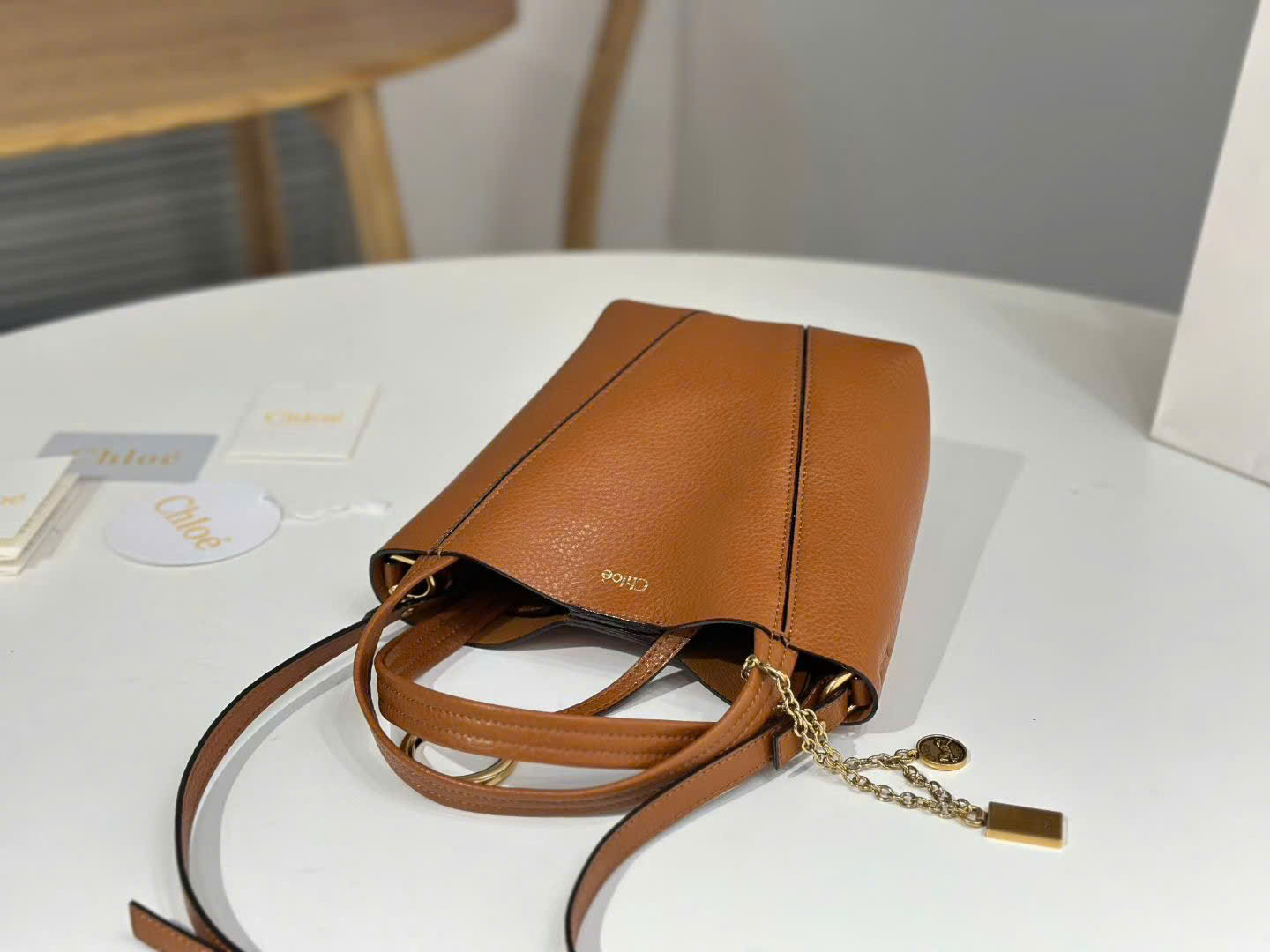 Chloé Small Spin Tote Bags 18cm - Image 6