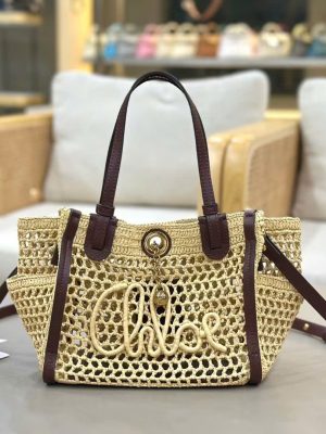 Chloé Iconic Raffia Tote