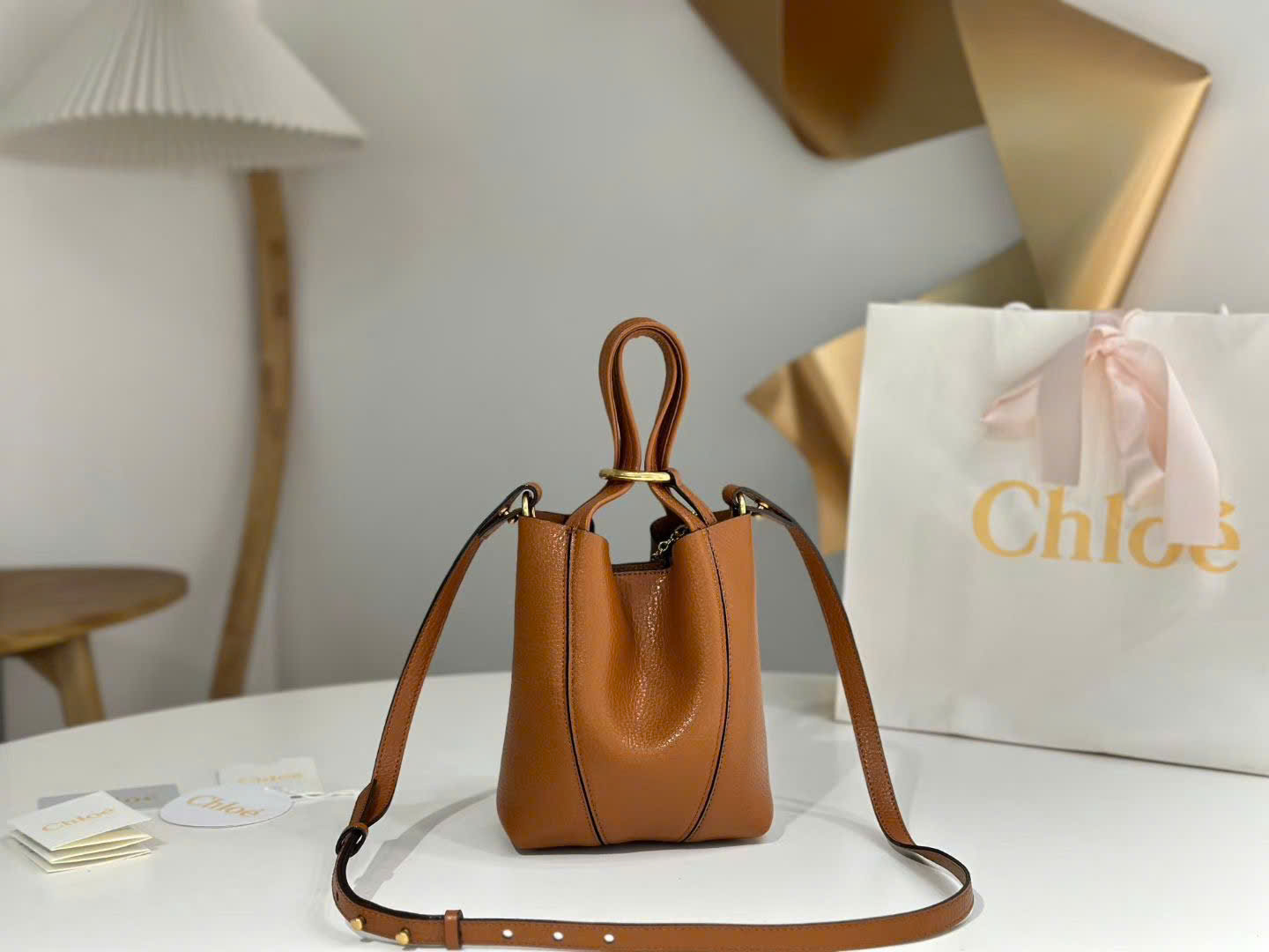 Chloé Small Spin Tote Bags 18cm - Image 8