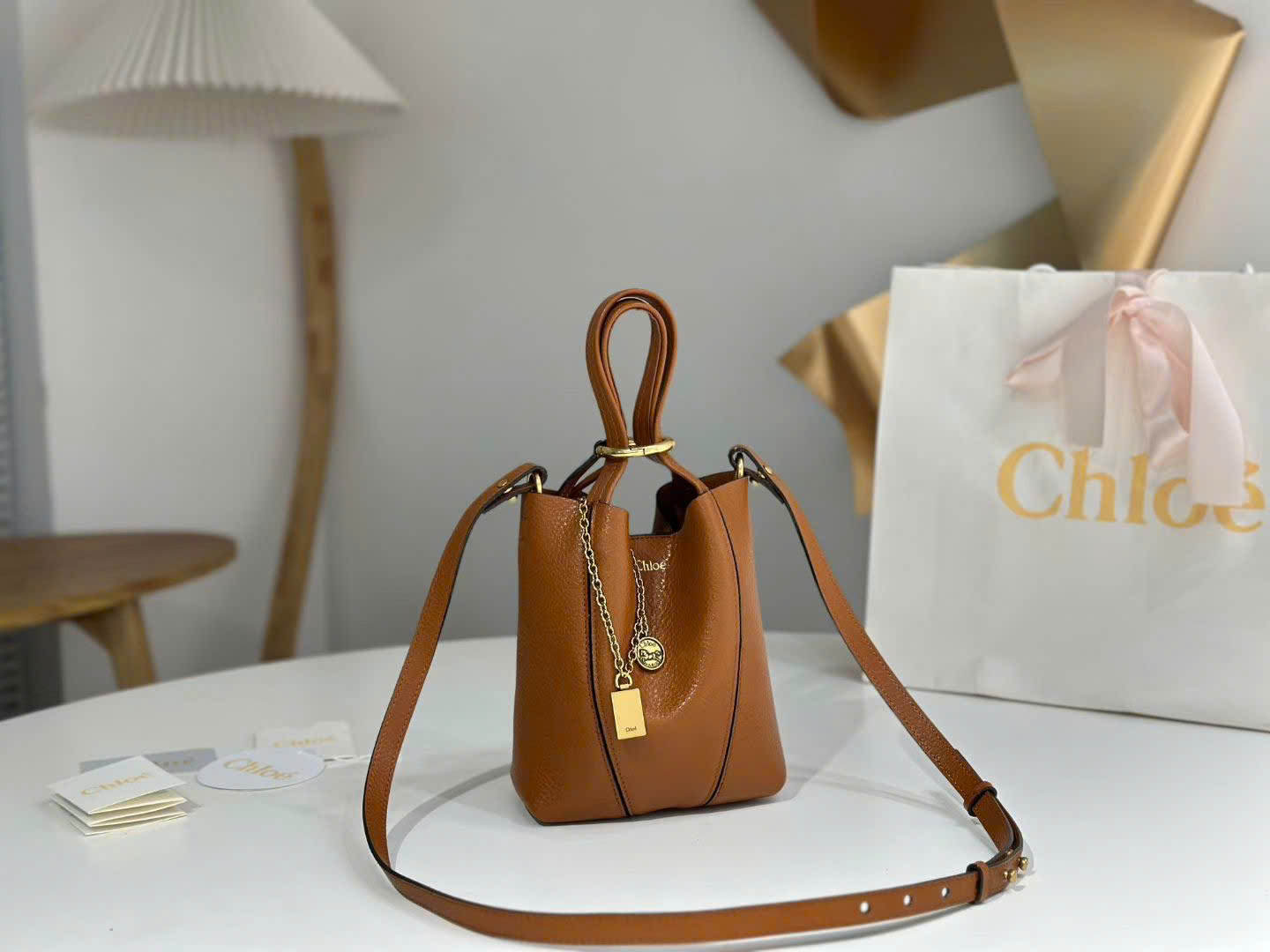 Chloé Small Spin Tote Bags 18cm - Image 4