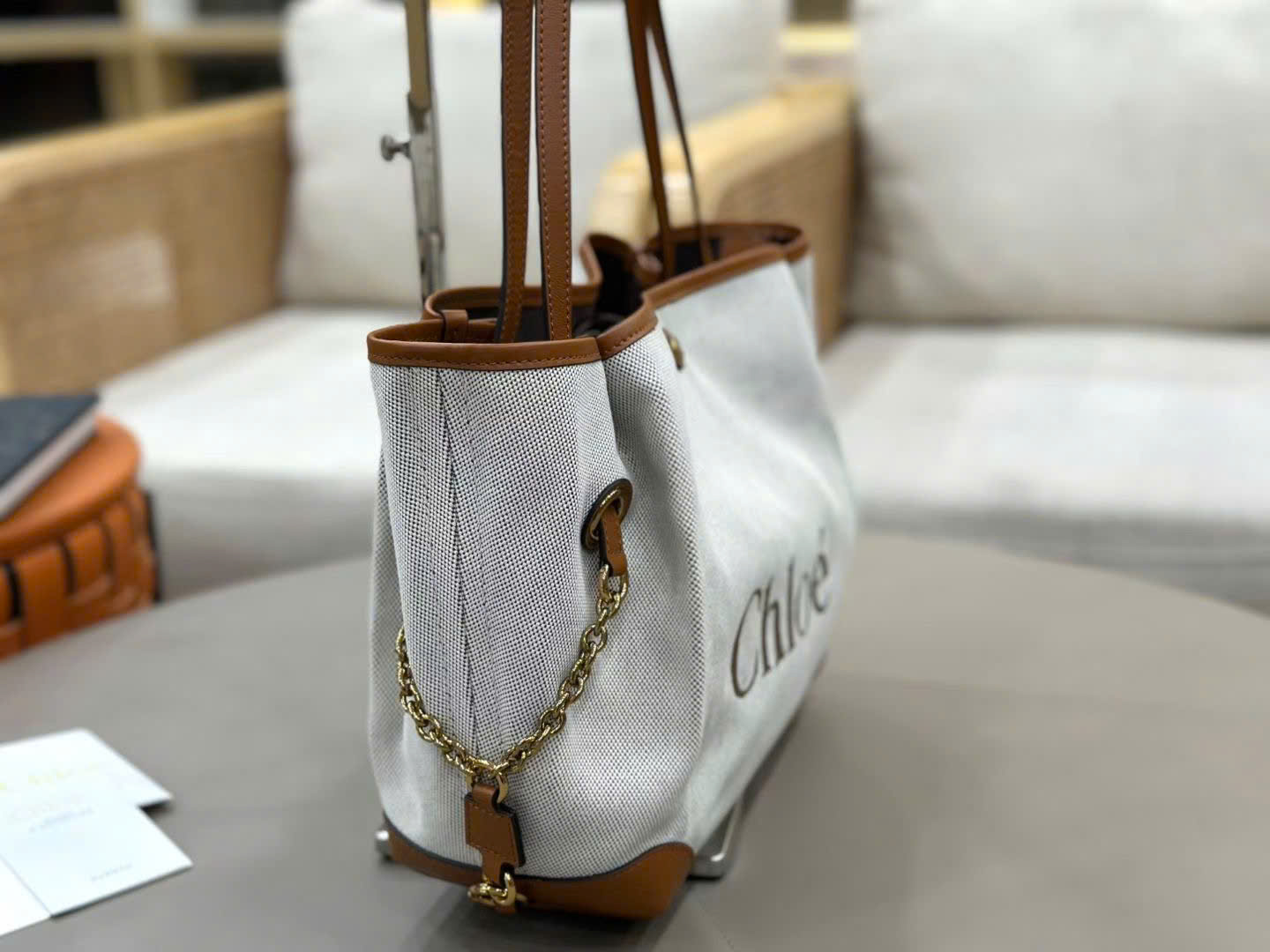 Chloé Clover Double Carry Bag 40cm - Image 3
