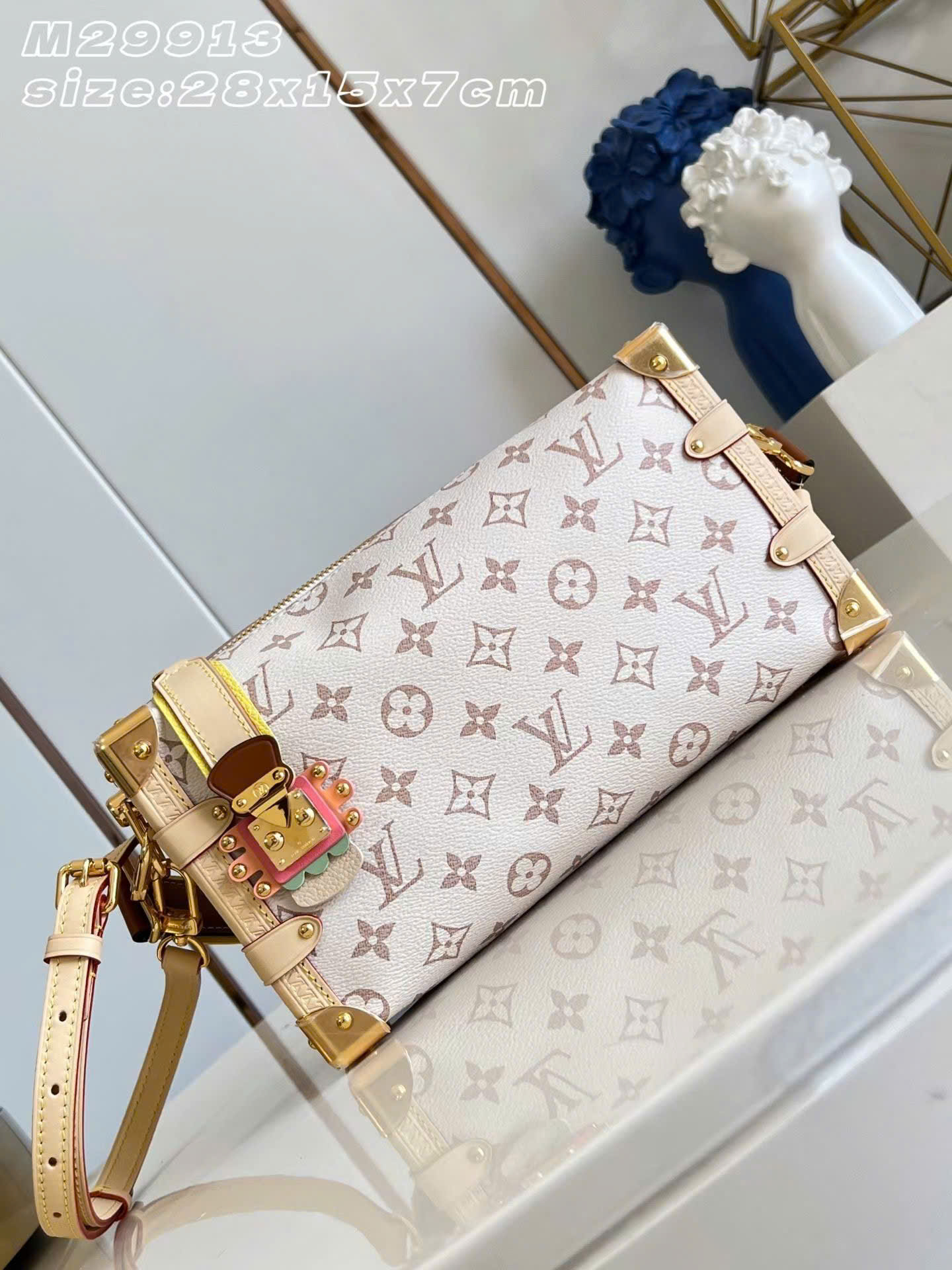 Louis Vuitton Side Trunk Monogram Bag 28cm - Image 2