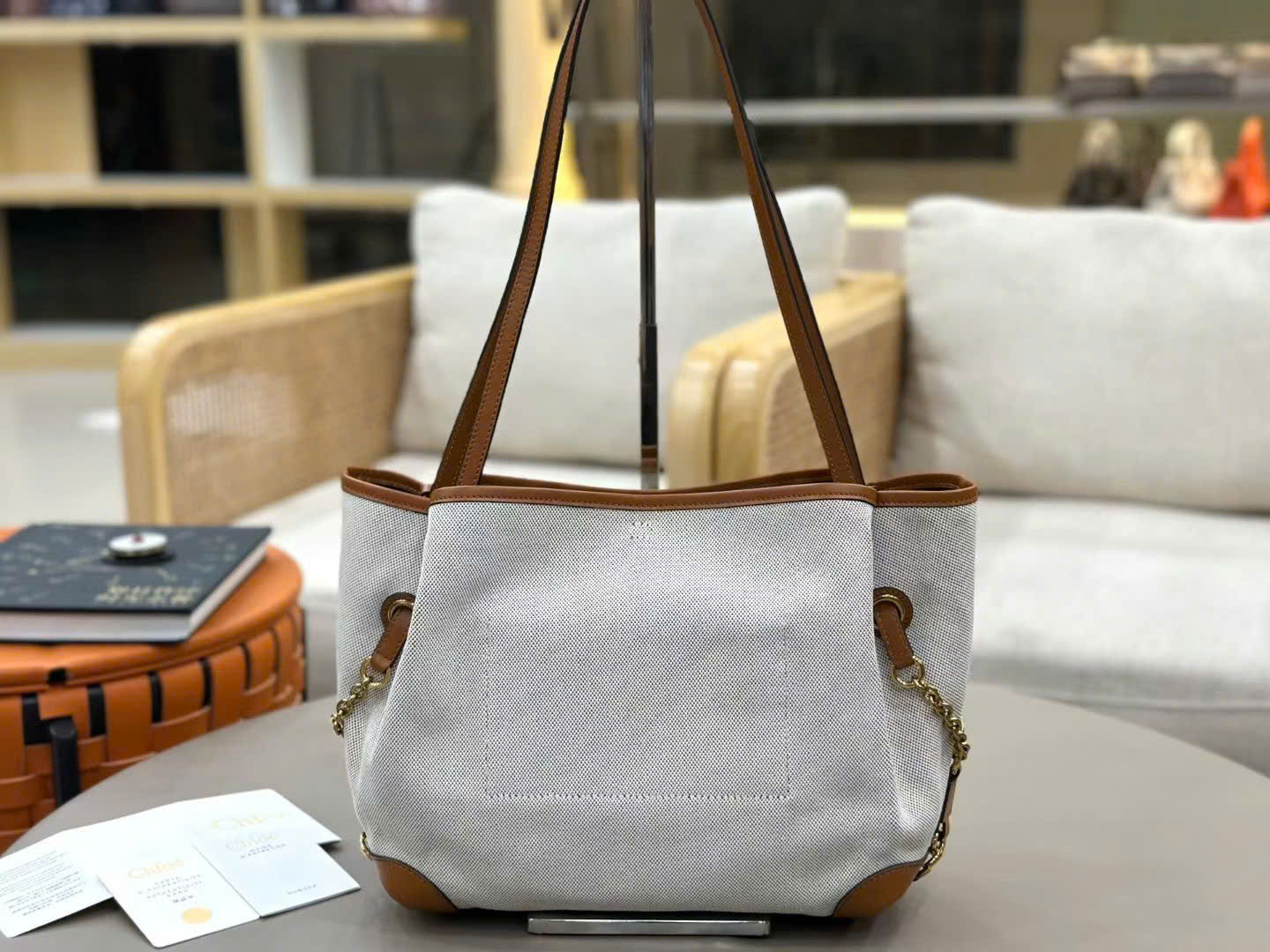 Chloé Clover Double Carry Bag 40cm - Image 7