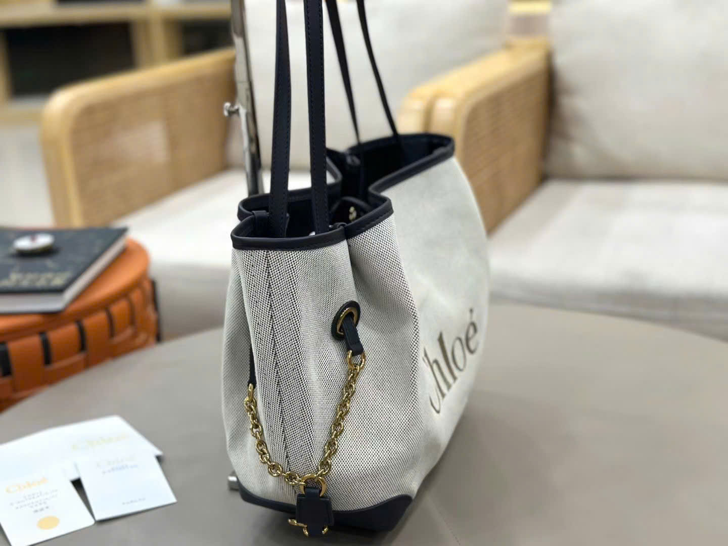 Chloé Clover Double Carry Bag 40cm - Image 3