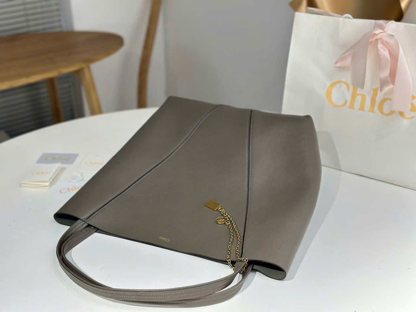 Chloé Large Spin Tote Bags 35cm - Image 4