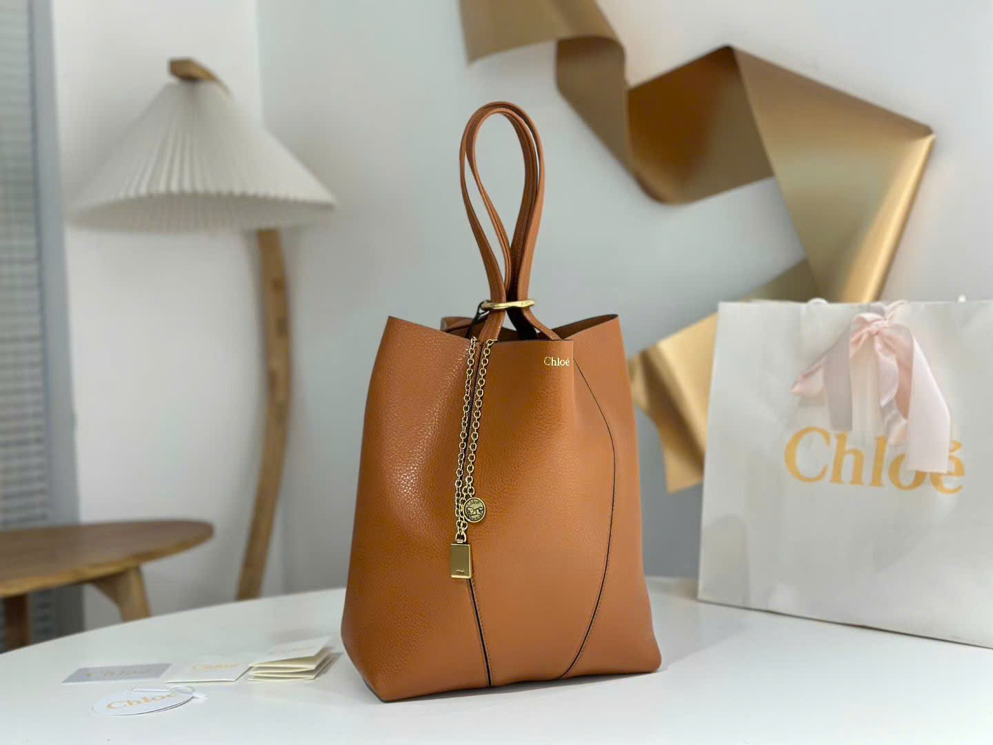 Chloé Medium Spin Tote Bags 27cm - Image 3