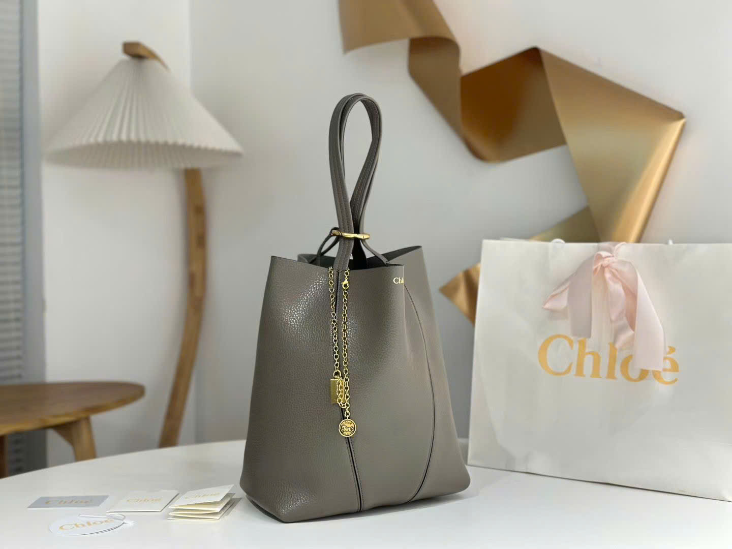 Chloé Medium Spin Tote Bags 27cm - Image 3