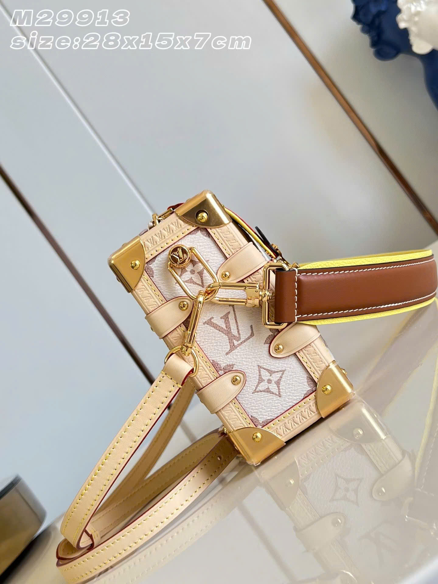 Louis Vuitton Side Trunk Monogram Bag 28cm - Image 4