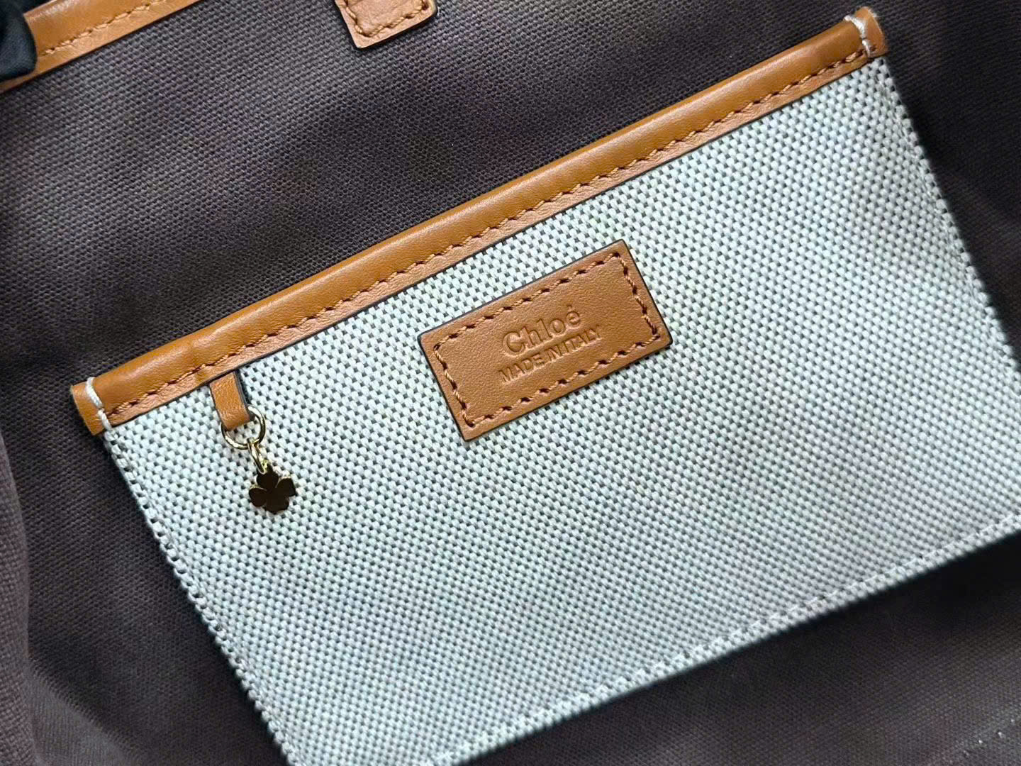 Chloé Clover Double Carry Bag 33cm - Image 9